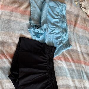 All in Motion Kids Black and Light Blue Shorts